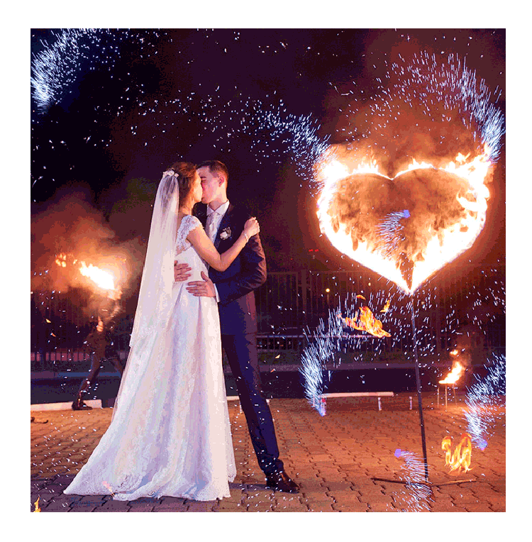 Организация пиротехнического шоу на свадьбу  Калязин | kalyazin.salutsklad.ru
