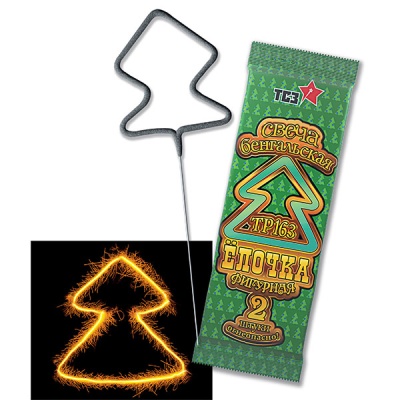 Елочка Бенгальские огни фигурные купить в Калязине | kalyazin.salutsklad.ru