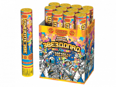 Звездопад 30 Пневматическая хлопушка купить в Калязине | kalyazin.salutsklad.ru