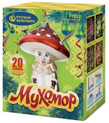Мухомор Батарея салютов купить в Калязине | kalyazin.salutsklad.ru